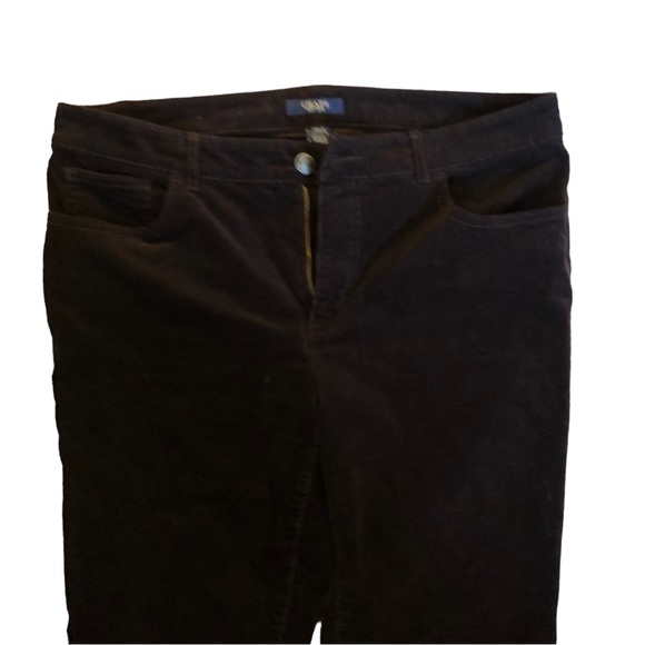 Chaps Dark Brown Corduroy Pants Size 12 - Picture 2 of 8